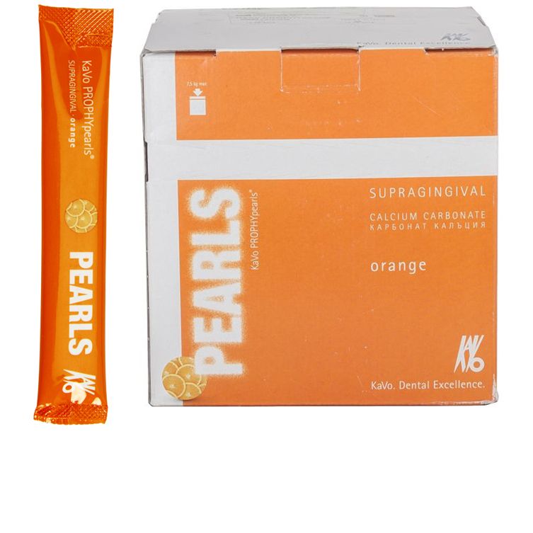 Порошок стом. абразивный апельсин Prophy pearls orange (80пакетиков по 15г) KAVO