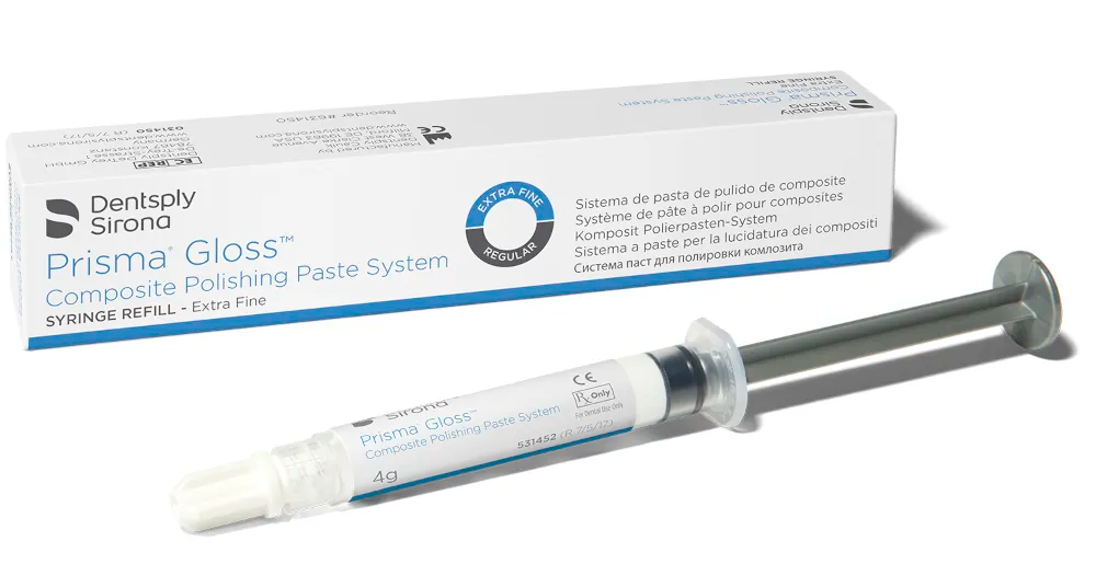 Паста полировочная шприц 4г (Prisma Gloss Extra Fine) DENTSPLY