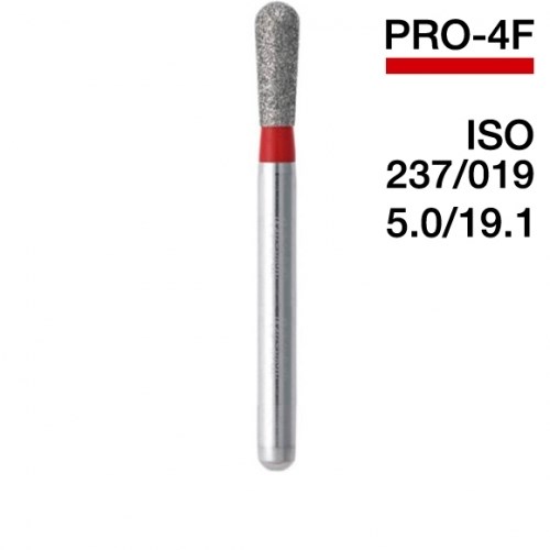 Боры алмазные Mani - PRO-4F (красные) уп. 5шт