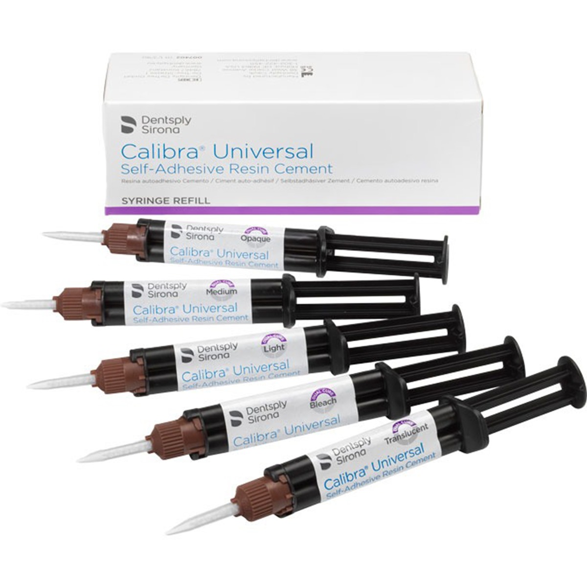 Calibra Universal Automix, цвет Opaque 2x4,5г+насадки 20шт (цемент двойного отверждения)  DENTSPLY