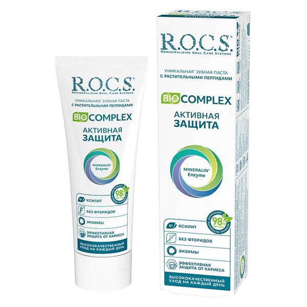 Зубная паста ROCS Biocomplex Активная защита 94гр