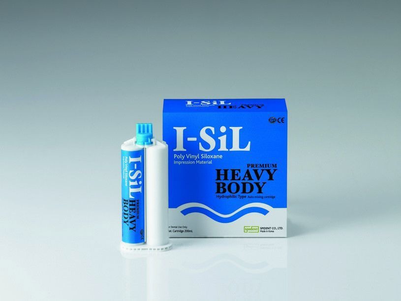 Материалы стом. слепочные I-SiL HEAVY BODY Bite (50 мл * 2 катриджа)  Spident