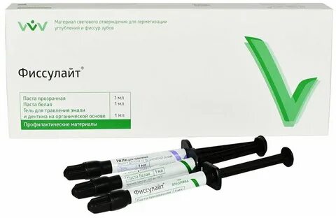 Фиссулайт колор 1мл, белый Владмива