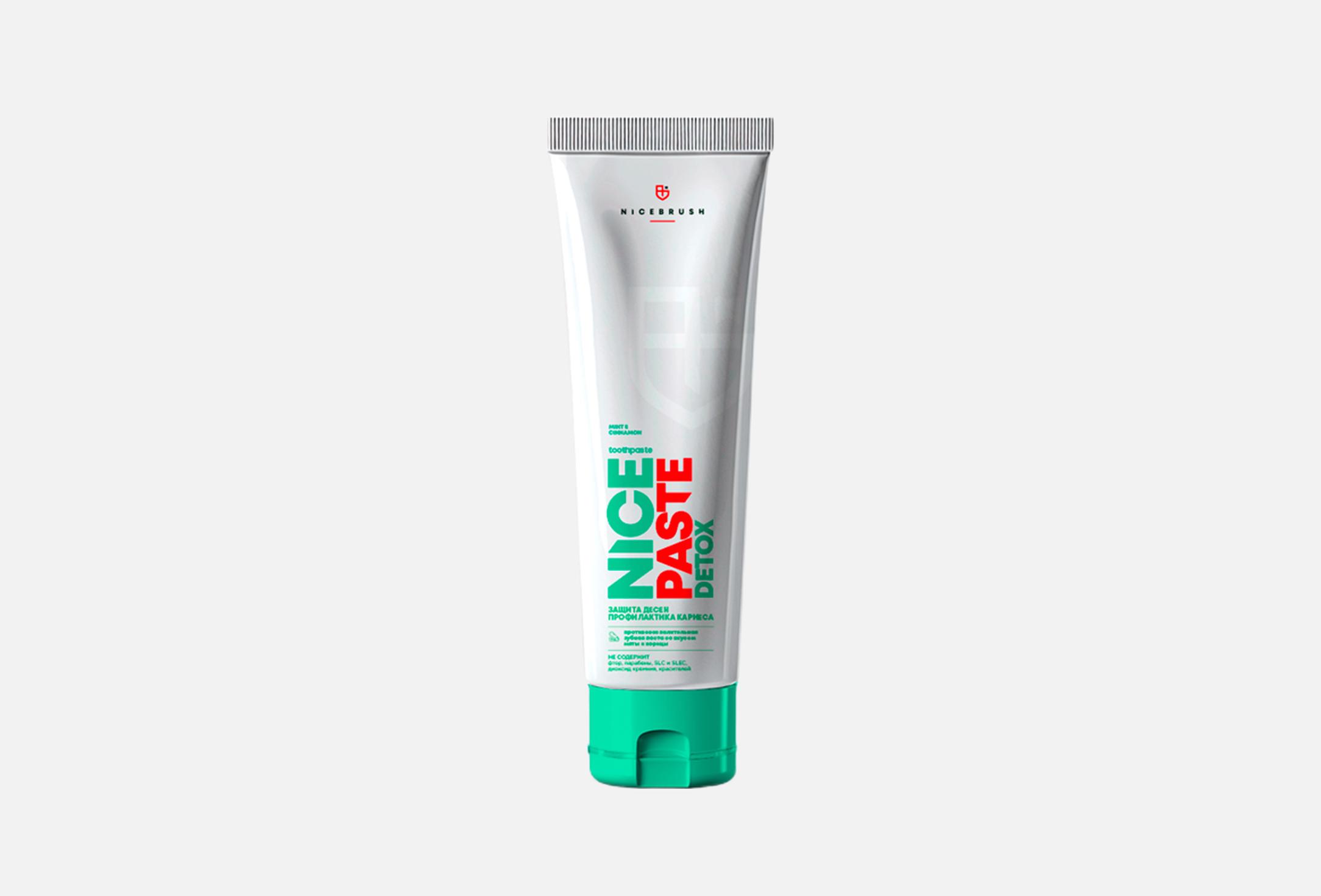 Зубная паста NICEBRUSH Nicepaste Detox 70мл. PESITRO