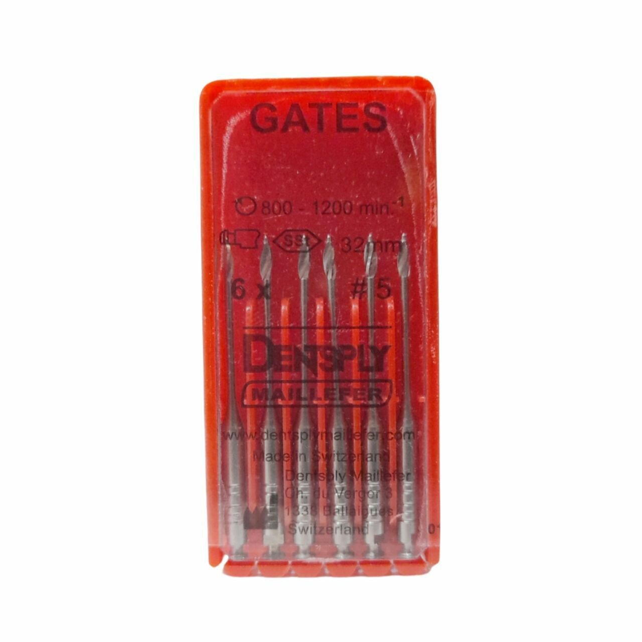 Гейтс Дриль №5   32мм 6шт   DENTSPLY Maillefer
