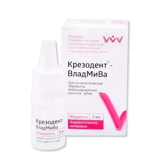 Крезодент жидкость 5мл, Владмива