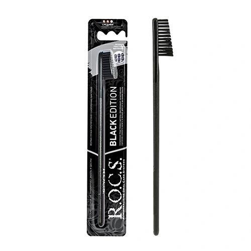 Щетка зубная ROCS Black Classic 1+1