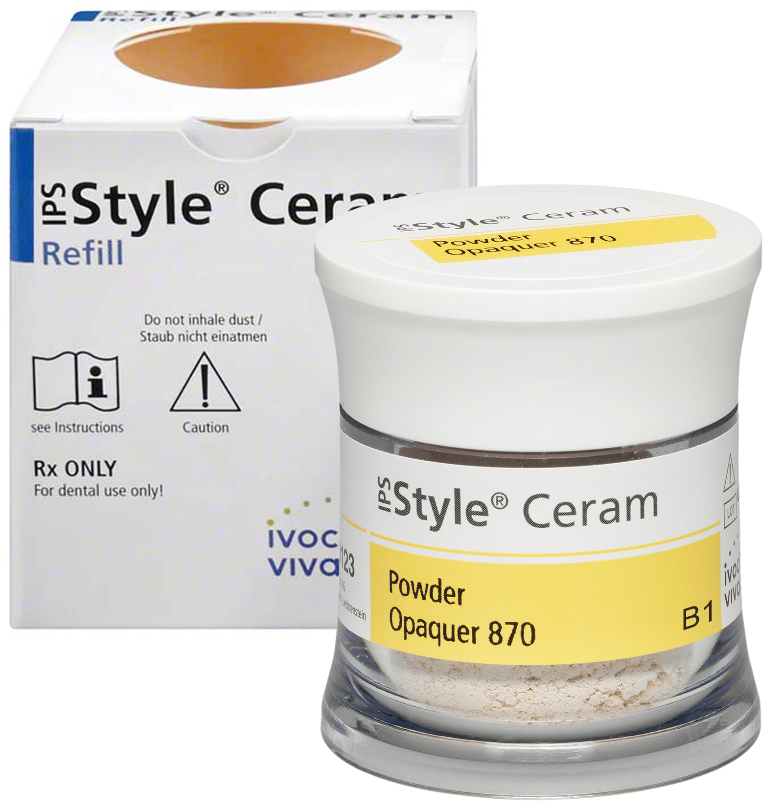 IPS Style Ceram Pow Opaquer 870 18g B1опакер порошкообразный Ivoclar Vivadent