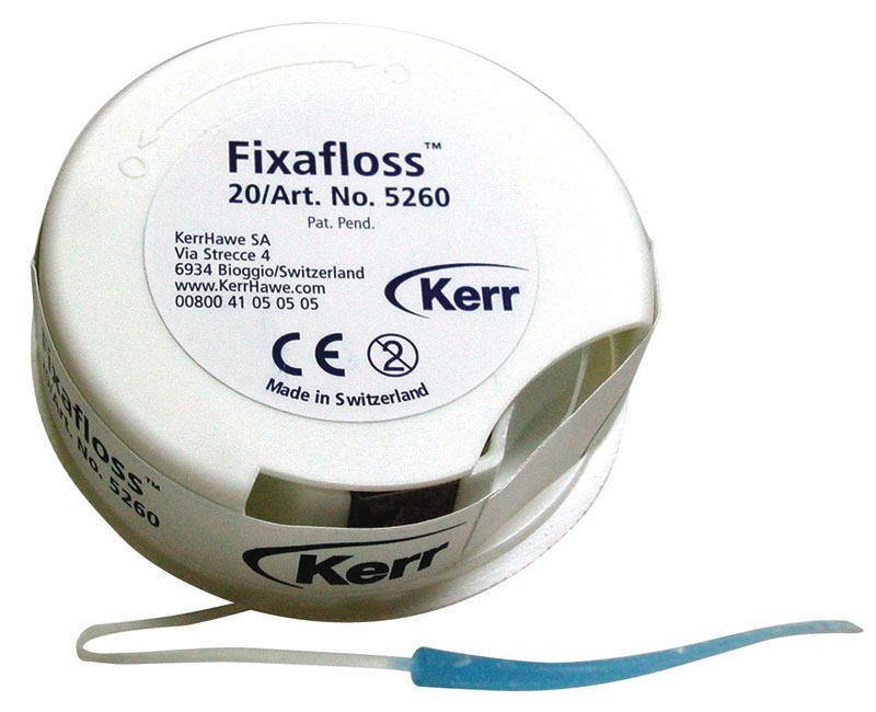 Флосс для фиксации коффердама FixaFloss (20нитей), Kerr