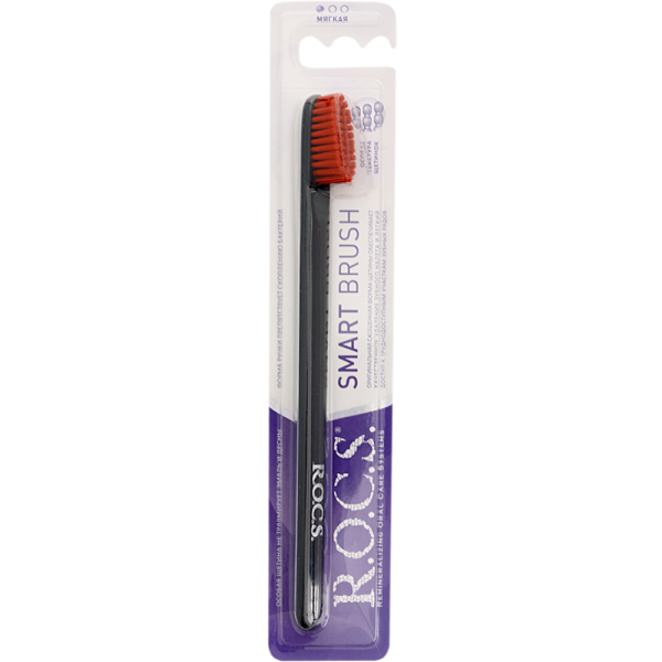Щетка зубная ROCS SMART BRUSH Модельная мягкая для взрослых