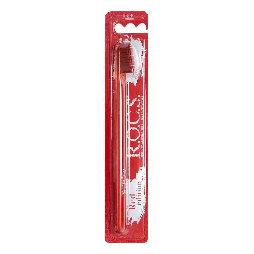Щетка зубная ROCS RED Classic