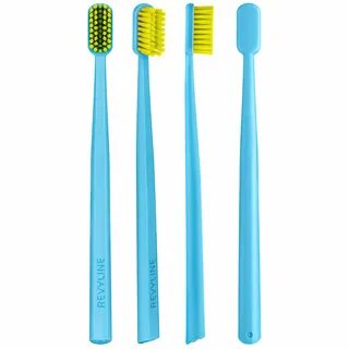 Зубная щетка, голубая с салатовой щ. SM6000 Ortho, Revyline