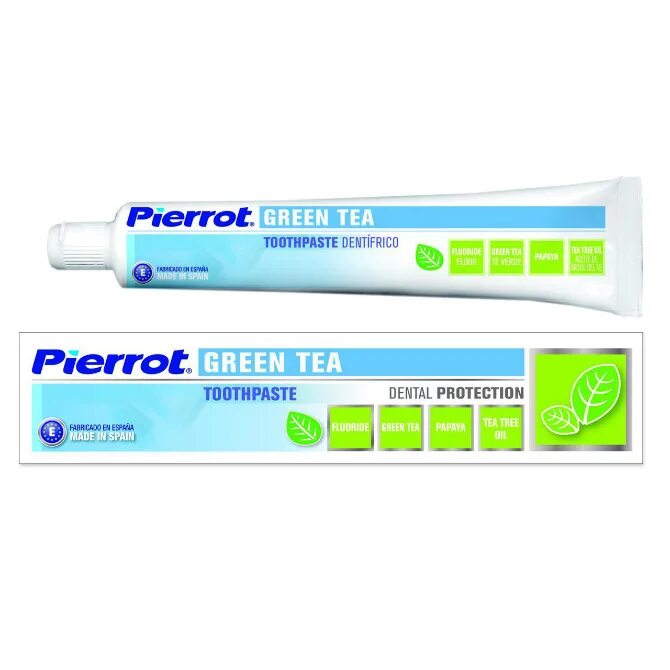 Зубная паста Pierrot Green Tea, 75мл