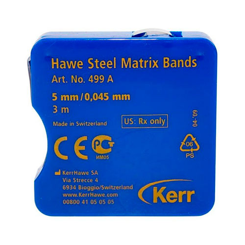 Матрицы Hawe Stell Band стальная лента (ширина 5мм, длина 3мм) Kerr