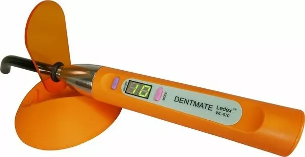 Лампа светополимеразационная LEDEX WL-070 (цвет оранжевый), Dentmate Tehnology Тайвань