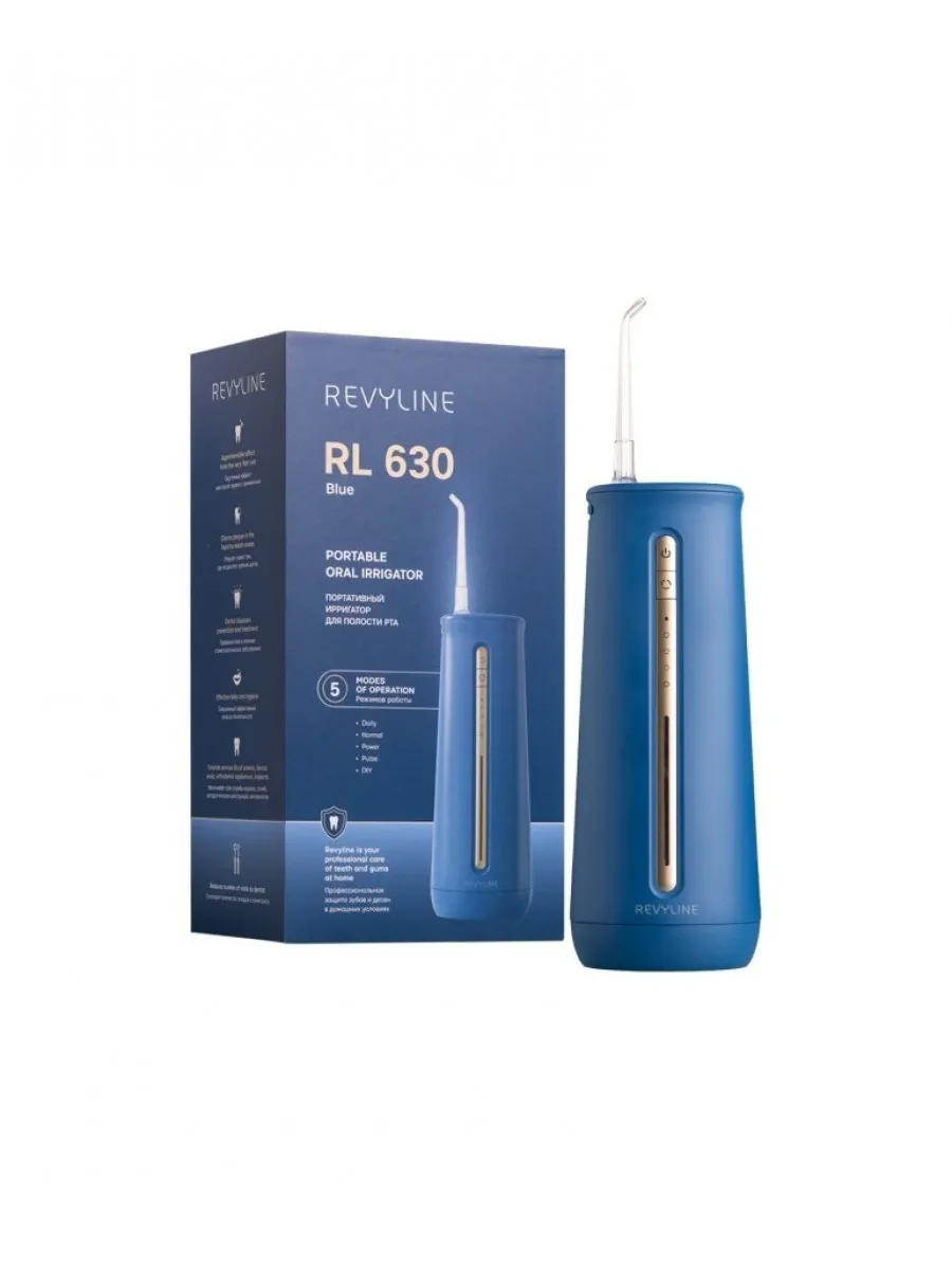 Ирригатор портативный RL 630 Blue, Revyline