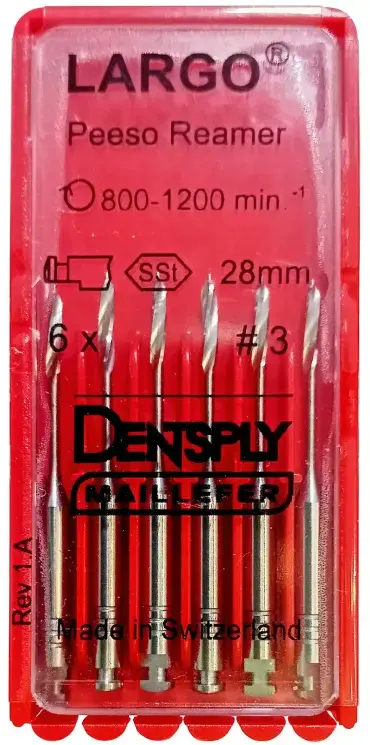 Гейтс Дриль №3   28мм 6шт   DENTSPLY Maillefer