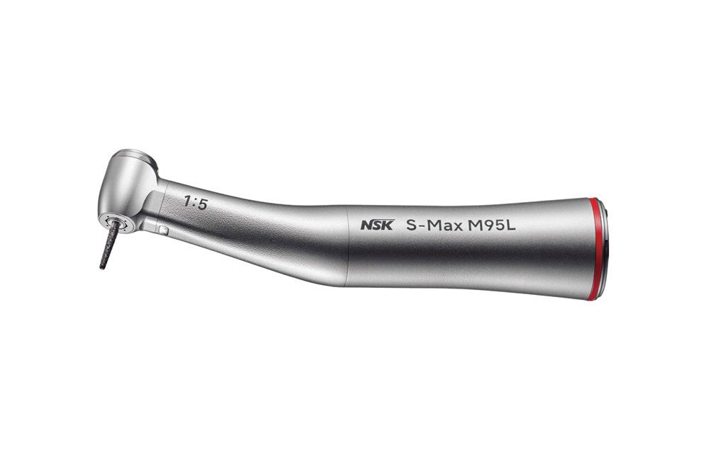 Наконечник угловой повыш. NSK S-Max M95L с оптикой, редукция 1:5, с4-х точ.спреем,для турб. боров