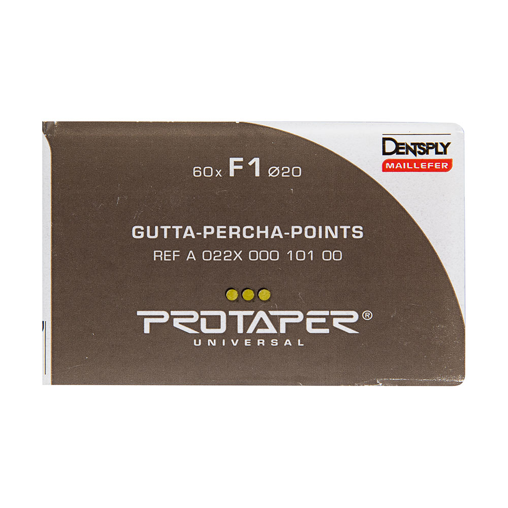 Штифты гуттаперчивые ProTaper F1, 60шт Dentsply Maillefer