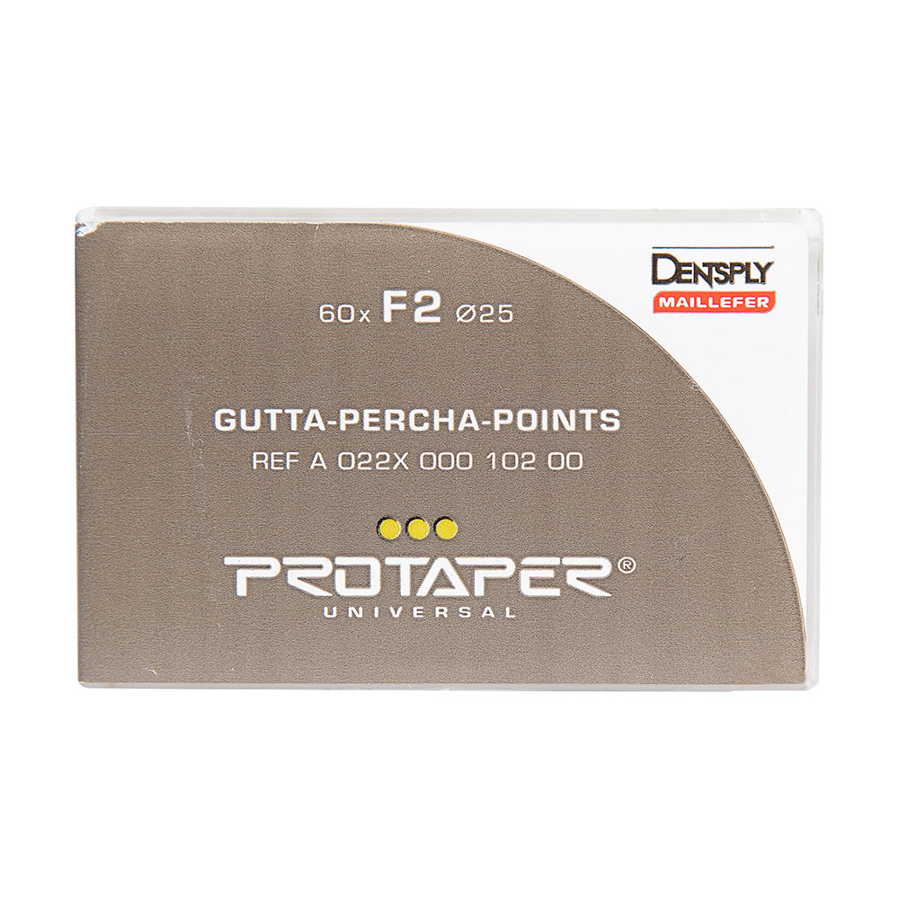 Штифты гуттаперчивые ProTaper F2, 60шт Dentsply Maillefer