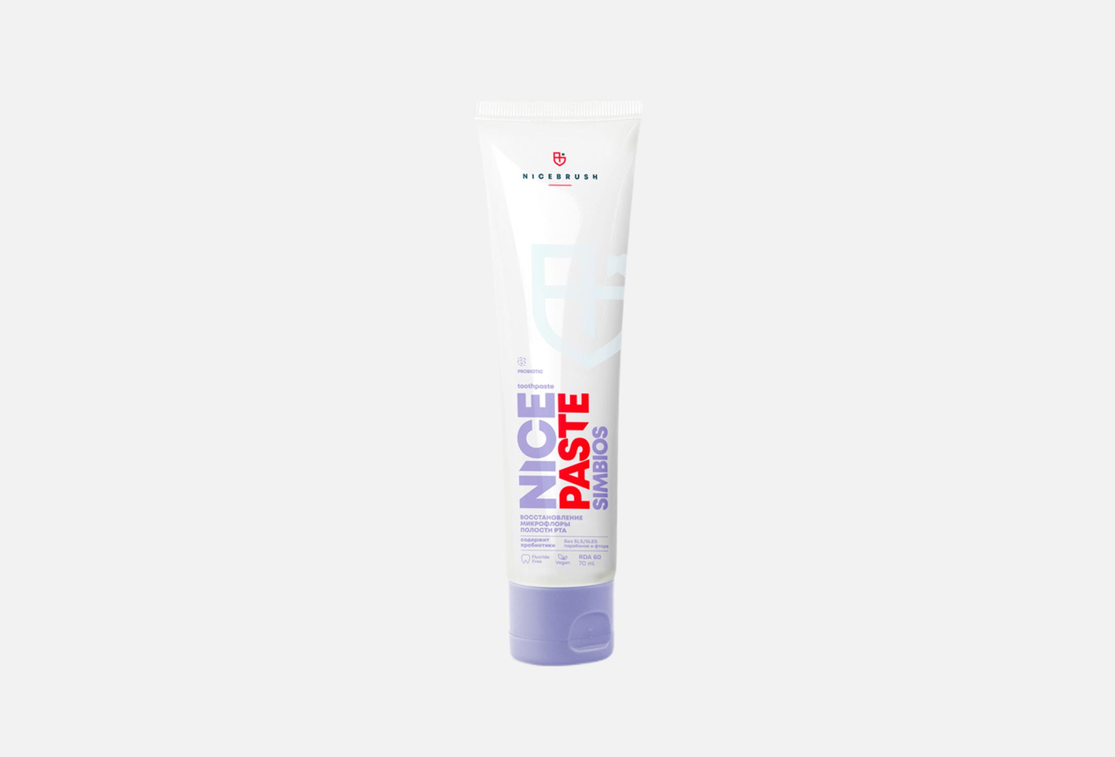 Зубная паста NICEBRUSH Nicepaste Simbios 70мл. PESITRO