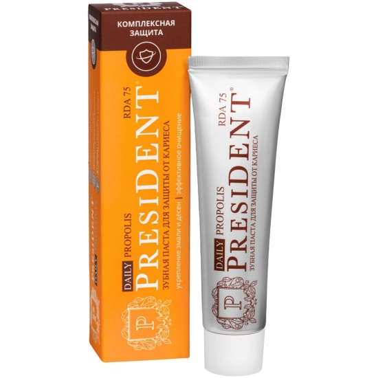 Зубная паста PRESIDENT Daily Propolis, 68гр