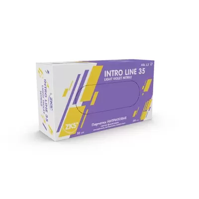 Перчатки нитрил ZKS Intro Line 35 светло-фиолетовые 50 пар