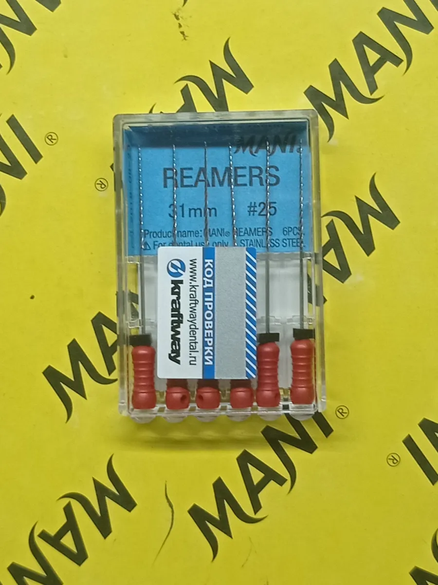 Реммеры Mani - ручные дрильборы  31 мм.(6 шт.), ISO - 15