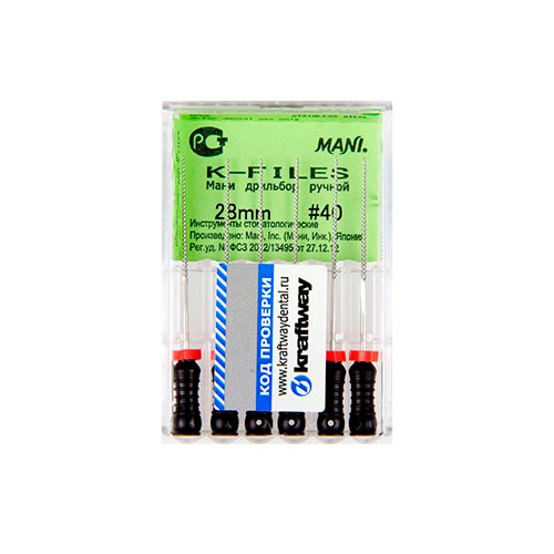 Реммеры Mani - ручные дрильборы  31 мм.(6 шт.), ISO - 40