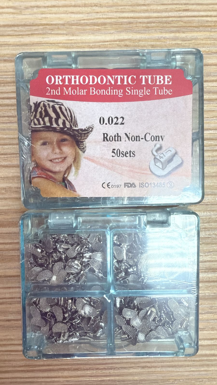 Замок трубка 7 КИТАЙ   022 2st Molar Bonding Single Tube YAHONG MEDICAL #CN