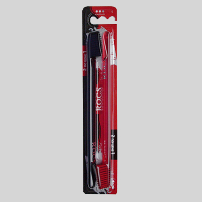 Щетка зубная ROCS (Black+Red) Edition 2 по цене 1