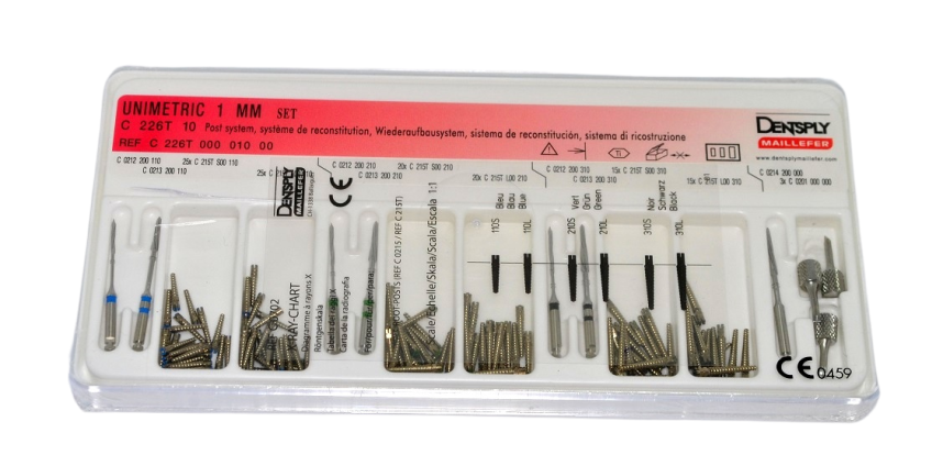 Штифты Unimetric в наборе 145шт   DENTSPLY Maillefer
