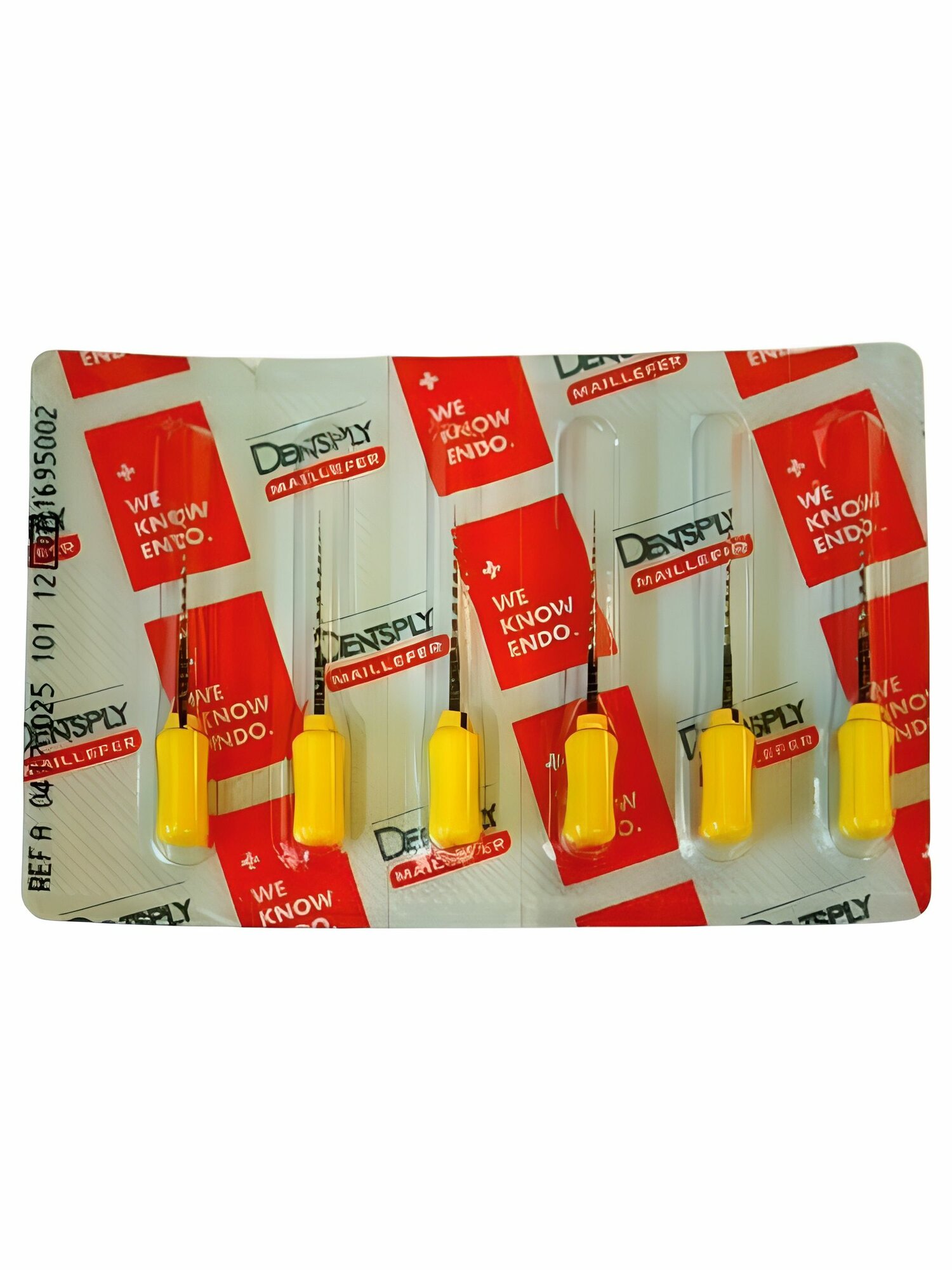 Протейперы РУЧНЫЕ  F1 25мм желтые, 6шт DENTSPLY Maillefer