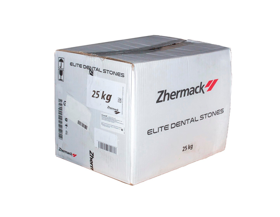 Гипс ELITE MODEL (25 кг) 3 класса для моделей Steel Blue (голубая сталь) Zhermack