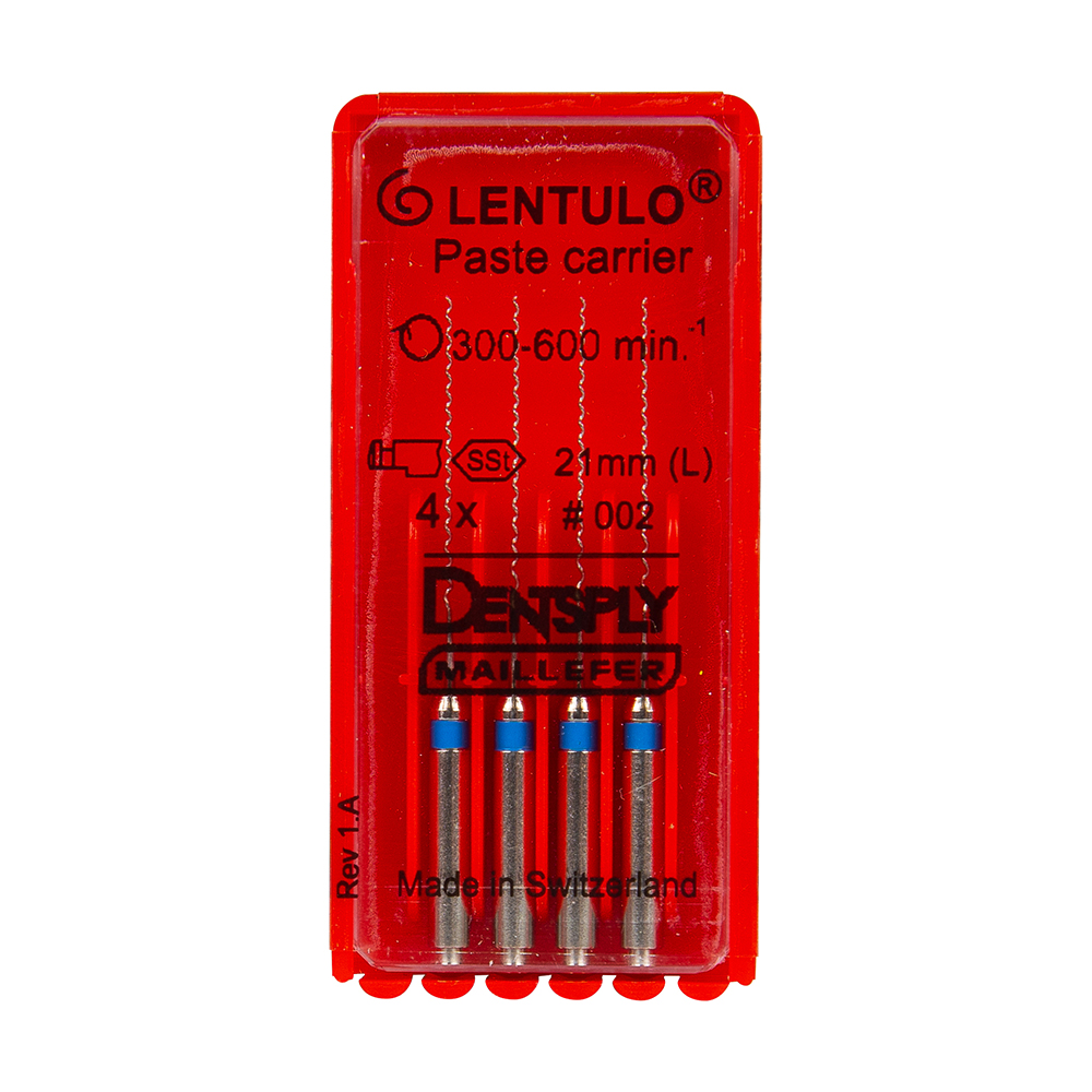 Каналонаполнитель Lentulo №2 4шт. 21/030мм   СИНИЕ   DENTSPLY Maillefer
