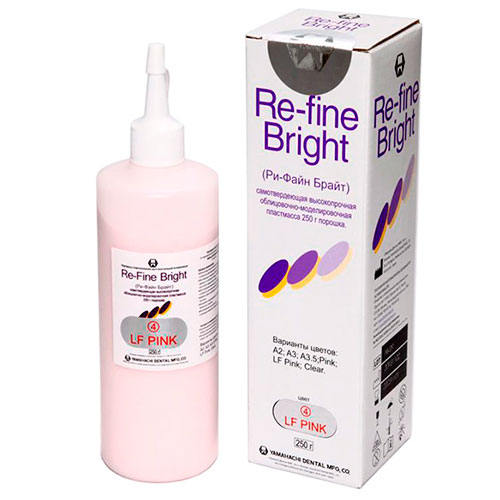 Рифайн (Ri-fine Bright) самотв. высокопрочной пласт, 50 гр, цвет 4 LFa-PINK, YAMAHACHI