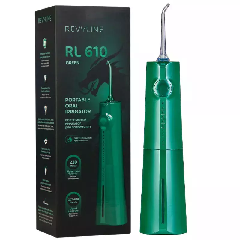 Ирригатор портативный Green Dragon RL 610, Revyline