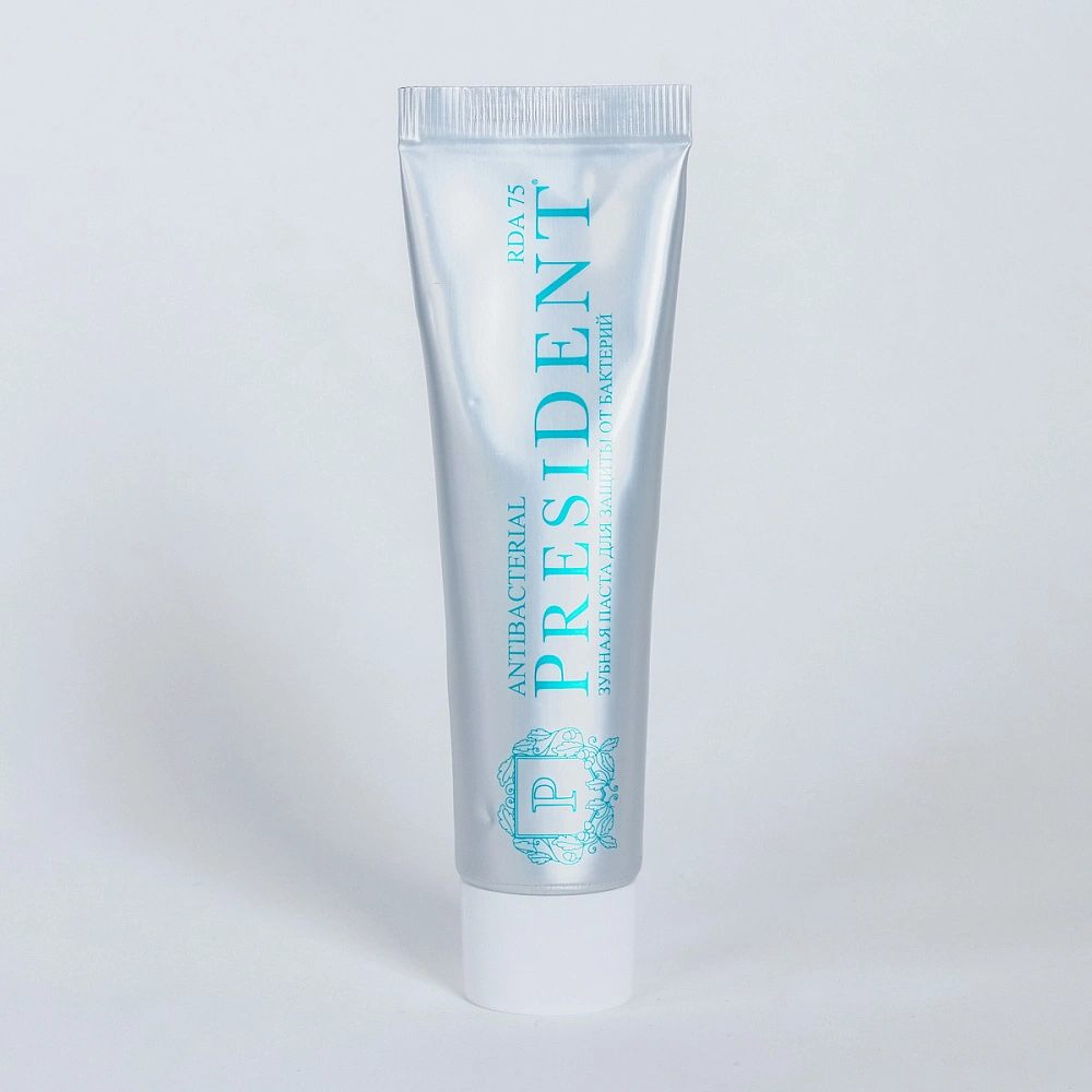 Зубная паста ANTIBACTERIAL 50мл, PRESIDENT PROFI