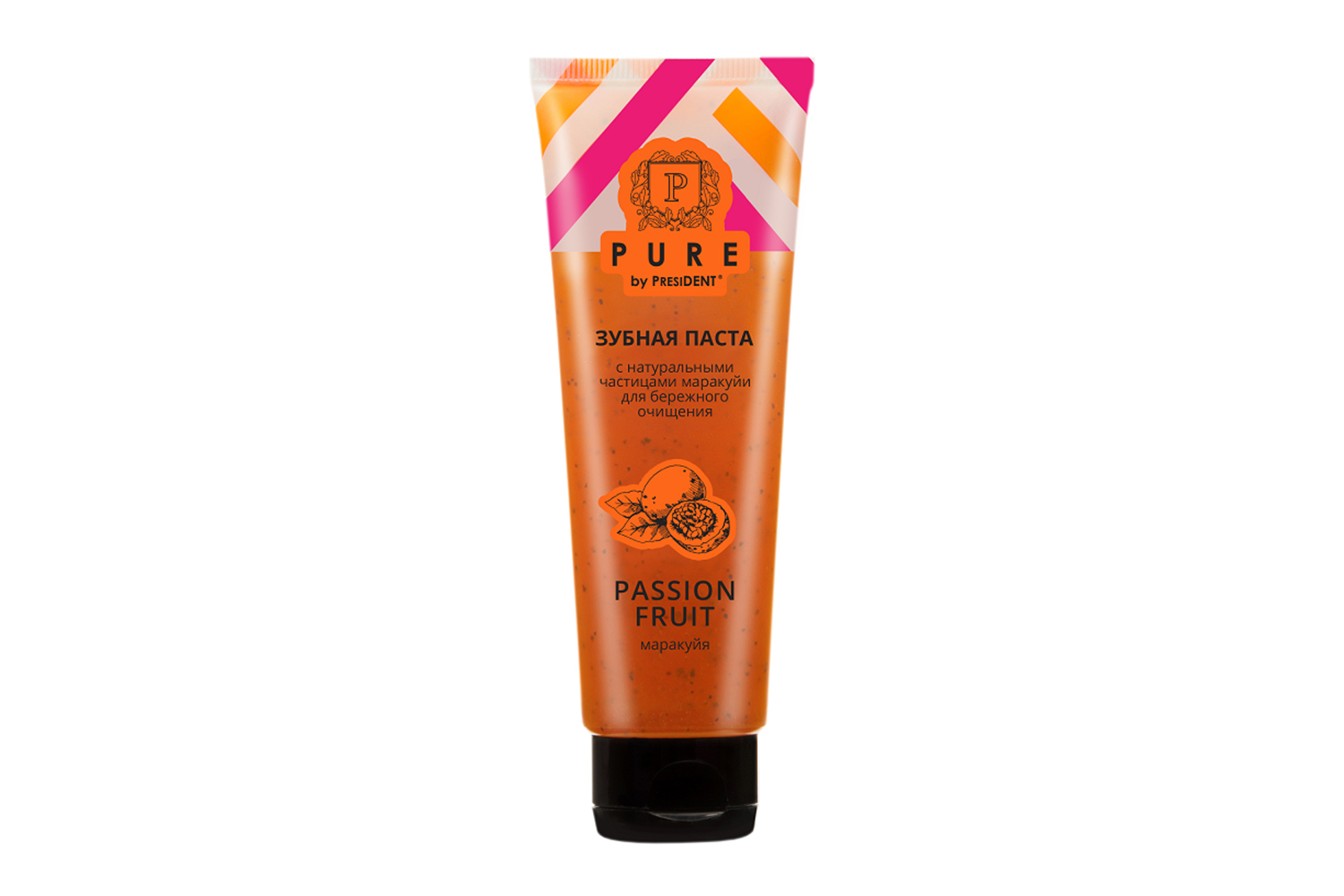 Зубная паста PURE BY PRESIDENT Маракуйя 100г
