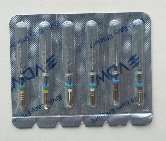 Mtwo-тейпер ассорти (Mtwo Niti), 25мм, (6шт) №10-20, VDW (V04 0230 025 456)