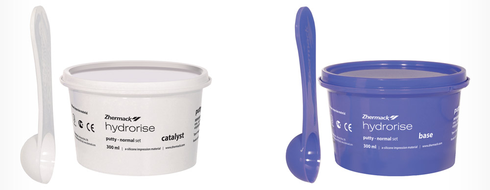 С207010 Гидрорайз база, Putty Normal Set, А-силикон, 300мл+300мл Zhermack