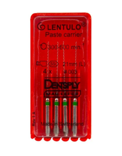 Каналонаполнитель Lentulo №3 4шт. 21/035мм  ЗЕЛЕНЫЕ   DENTSPLY Maillefer