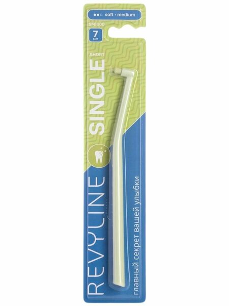 Revyline SM1000 Single Short Многопучковая щетка, lime cream