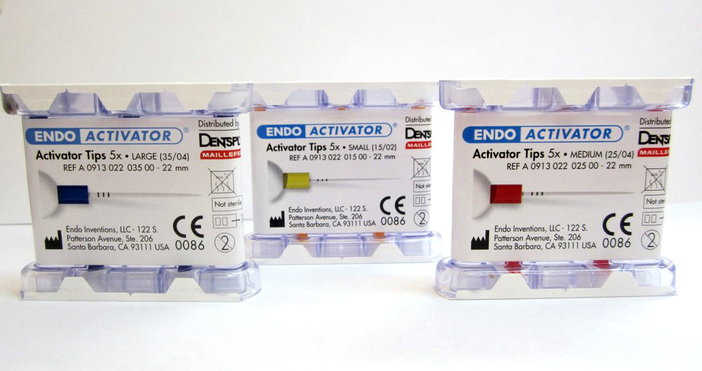 Activator Tips M - насадки для системы EndoActivator. красные Dentsply Maillefer