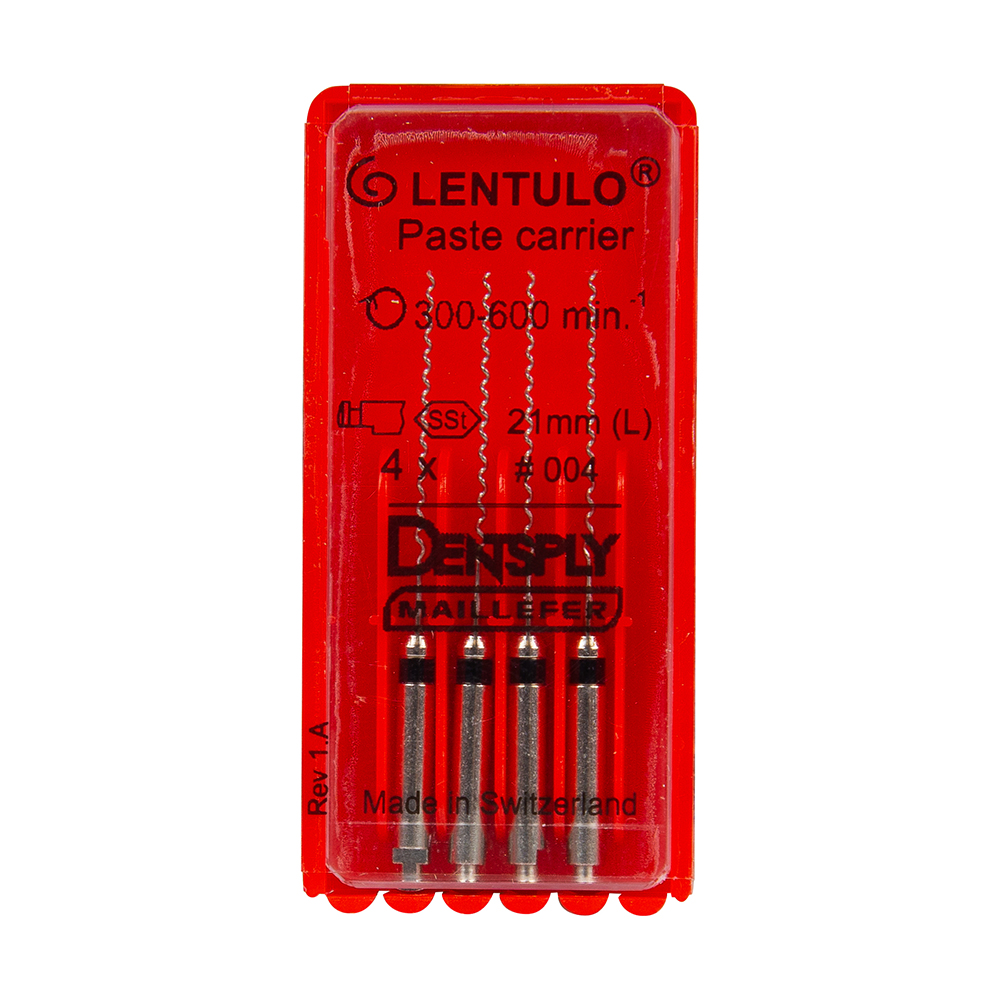 Каналонаполнитель Lentulo №4 4шт. 21/040мм   ЧЕРНЫЙ   DENTSPLY Maillefer