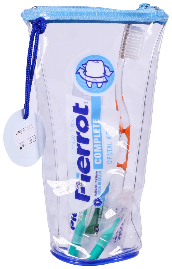 Набор Pierrot Orthodondic Kit (Зуб.щетка TRAVEL ORTO,зубная паста,воск, 2 ершика)