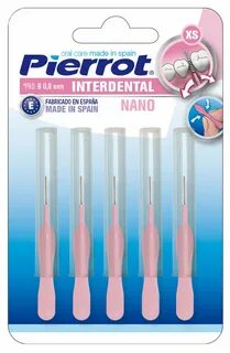 Ершики межзубные Pierrot Nano Interdental (0,8 мм) розовые 5шт