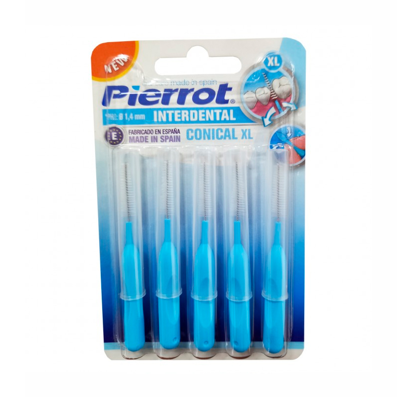 Ершики межзубные Pierrot Conical XL Interdental (1,4 мм) голубые 5шт