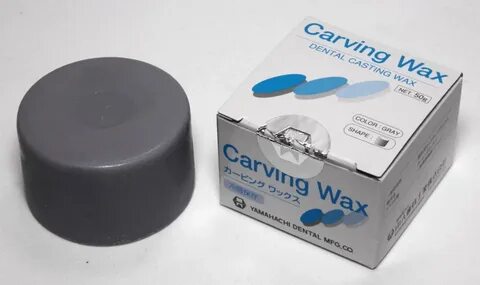 Воск моделировочный Carving Wax Gray (серый) 50гр. Yamahachi
