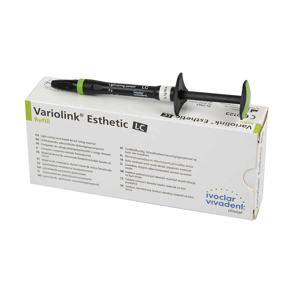 Композит фиксирующий светлый Variolink Esthetic LC,Ref.,1х2g light+, Ivoclar Vivadent